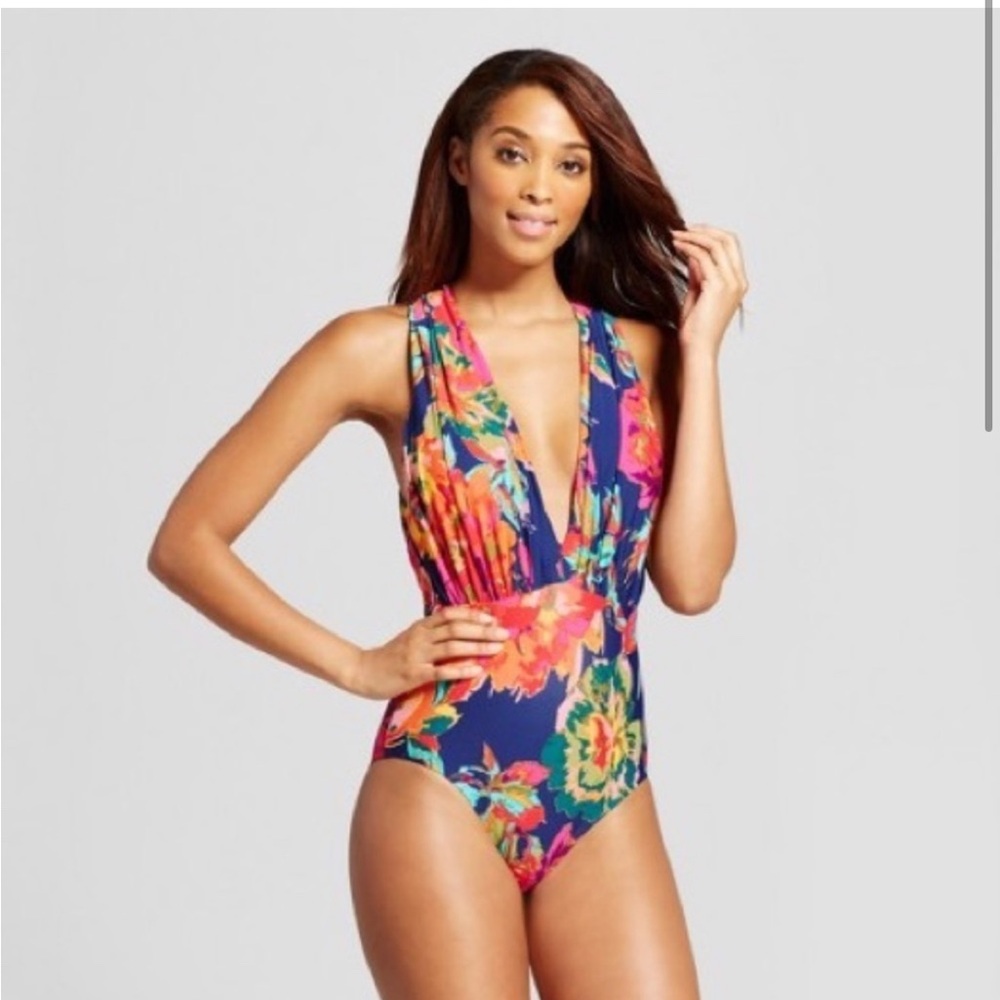 One piece floral swimsuit | sz S